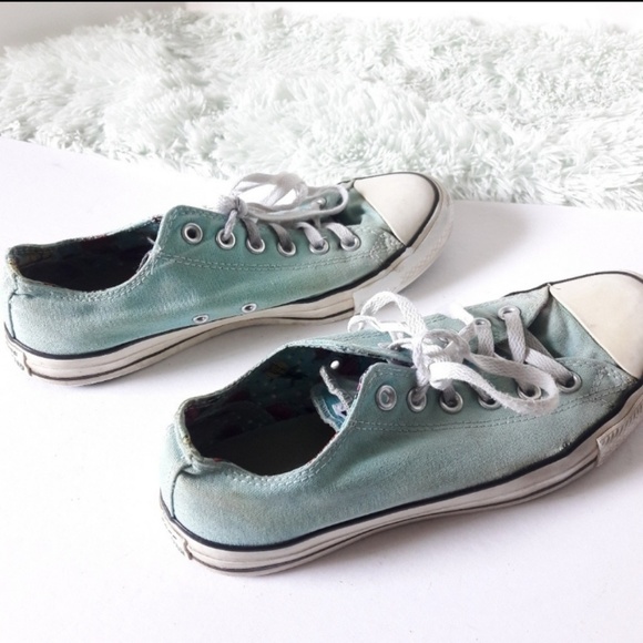 Converse double tongue floral-inside sneakers - Picture 4 of 8